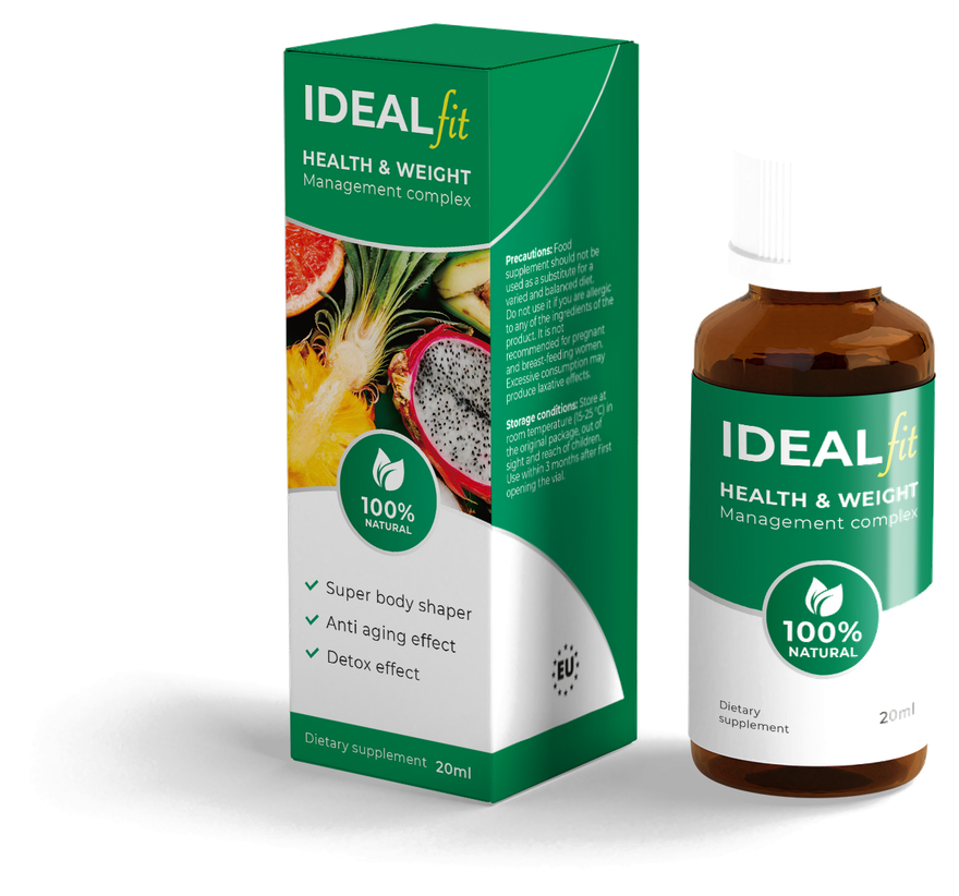 IdealFit complemento alimenticio, envase de 20 ml